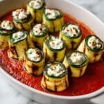 Zucchini Involtini with Tomato Basil Marinara Recipe
