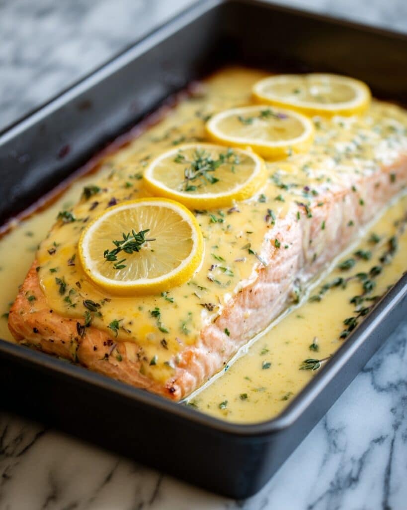 Mayo Baked Salmon Recipe