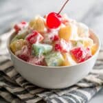 Classic Ambrosia Salad with Coconut and Cool Whip Recipe