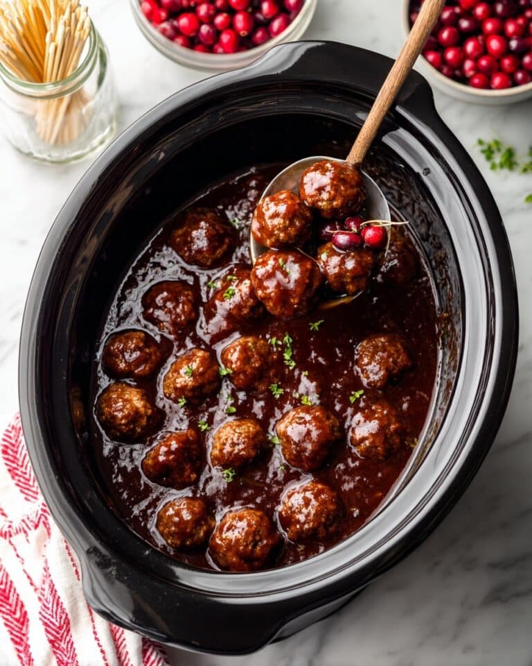 Slow Cooker Cranberry Meatballs Recipe