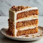 Pumpkin Layer Cake with Toffee Pecan Crumble and Cream Cheese Frosting Recipe