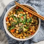 30-Minute Vegan Stir Fry Sesame Noodles Recipe