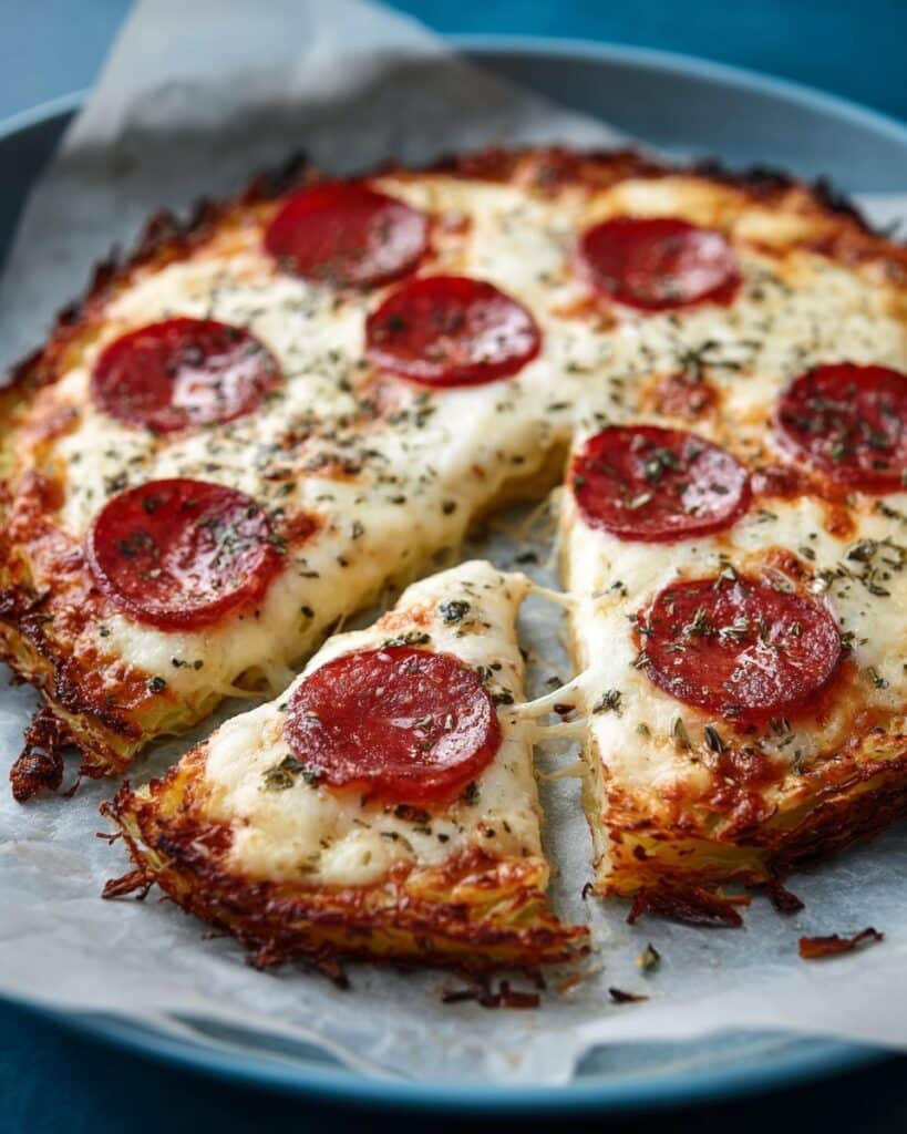 Cheesy Cabbage Steaks (Pizza or Mediterranean Style) Recipe