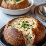 Creamy Clam Chowder with Potatoes, Vegetables, and a Touch of Vinegar Recipe