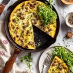 Potato-Crusted Sausage Quiche with Caramelized Onions and Gruyère Recipe