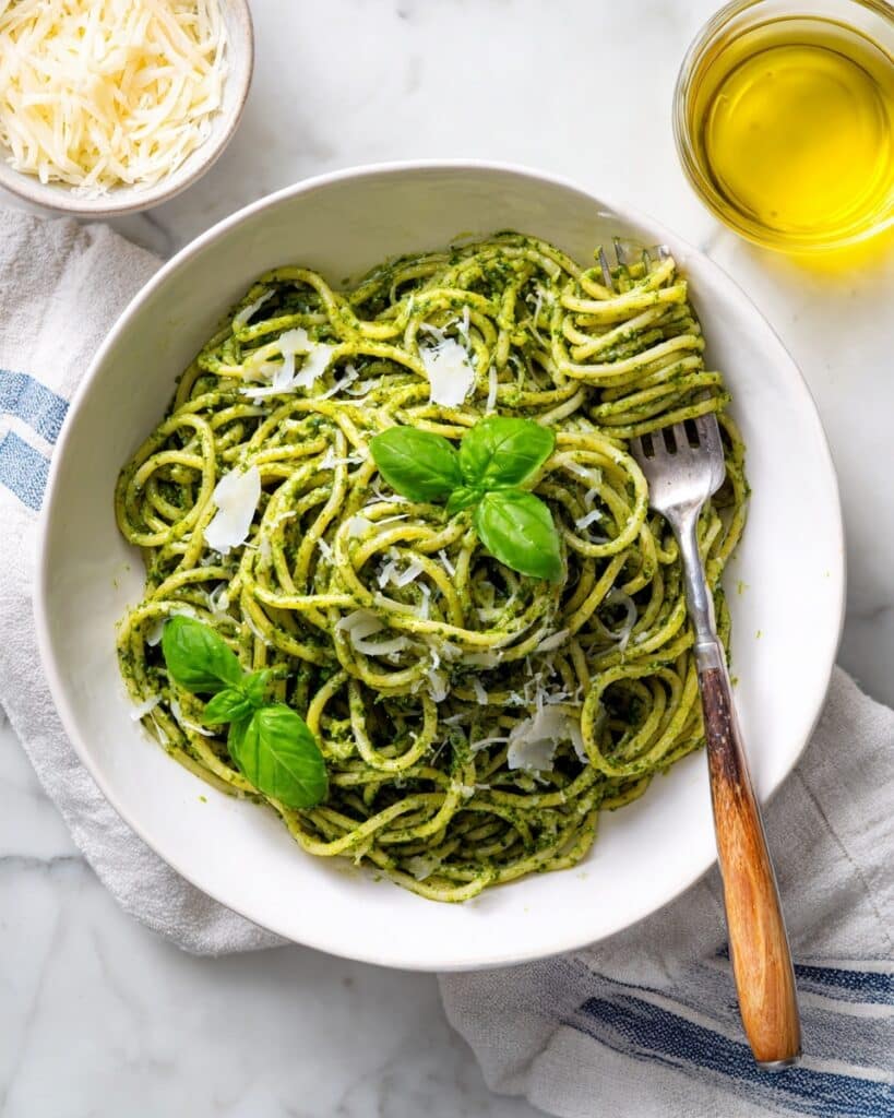 Easy Pesto Pasta Recipe
