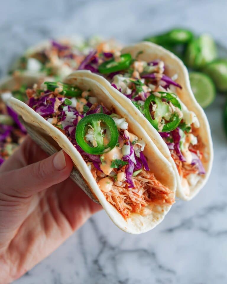 Corned Beef Tacos with Creamy Cabbage Slaw Recipe