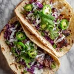 Portobello Mushroom Tacos with Spicy Jalapeño Sauce Recipe