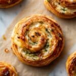 Easter Appetizer Puff Pastry Spinach Rolls Recipe