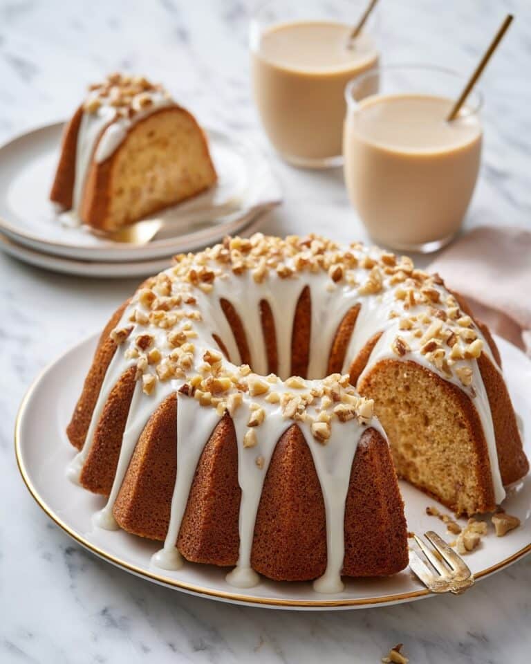 Eggnog Cake with Cream Cheese Frosting Recipe