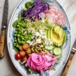 Everything Spring Green Salad with Lemon Basil Vinaigrette Recipe