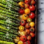 Roasted Asparagus and Tomatoes with Balsamic Reduction Recipe