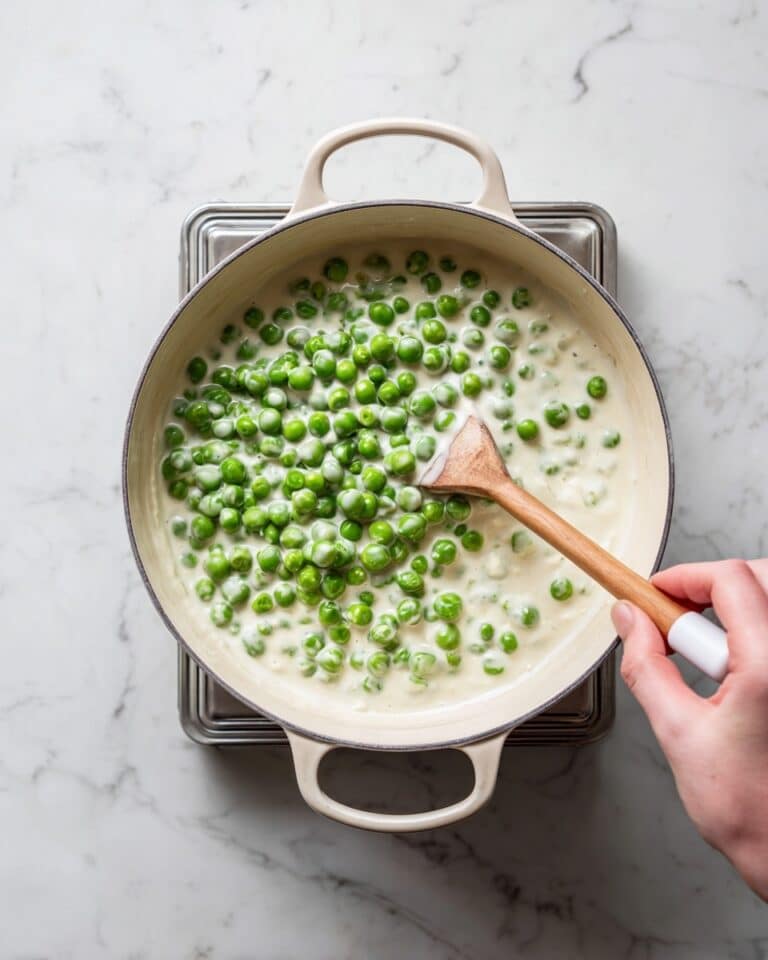 Creamed Green Peas Recipe