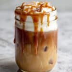 Cookie Butter Iced Coffee with Vanilla Oatmilk Cold Foam Recipe