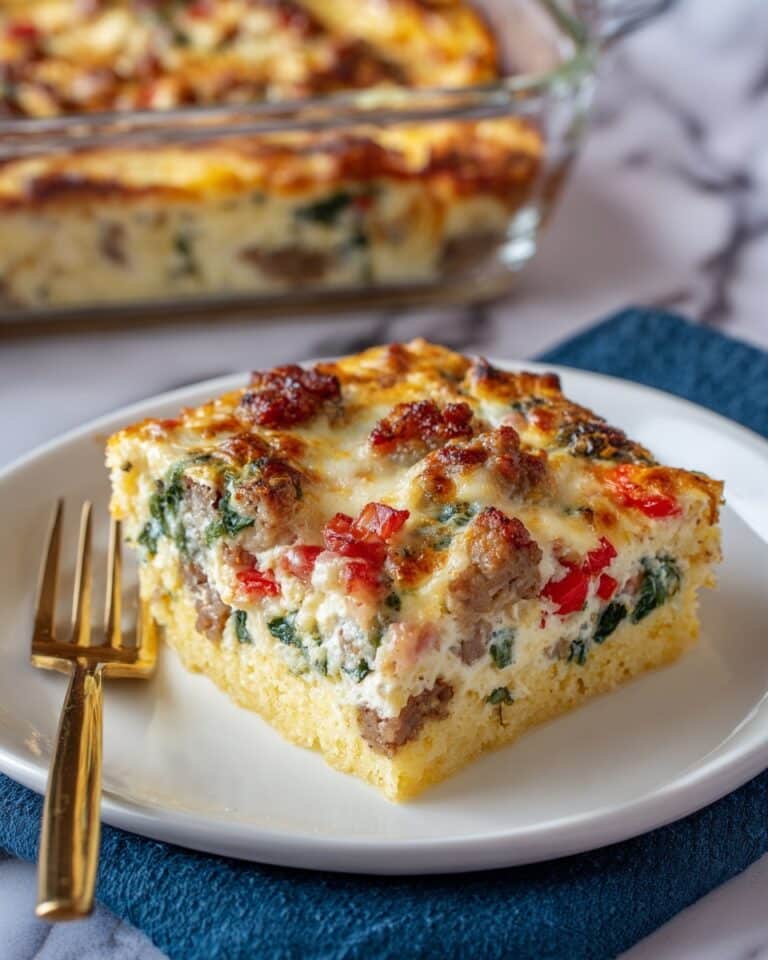 Leftover Cornbread Breakfast Bake Recipe