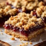 Oatmeal Peanut Butter and Jelly Bars Recipe