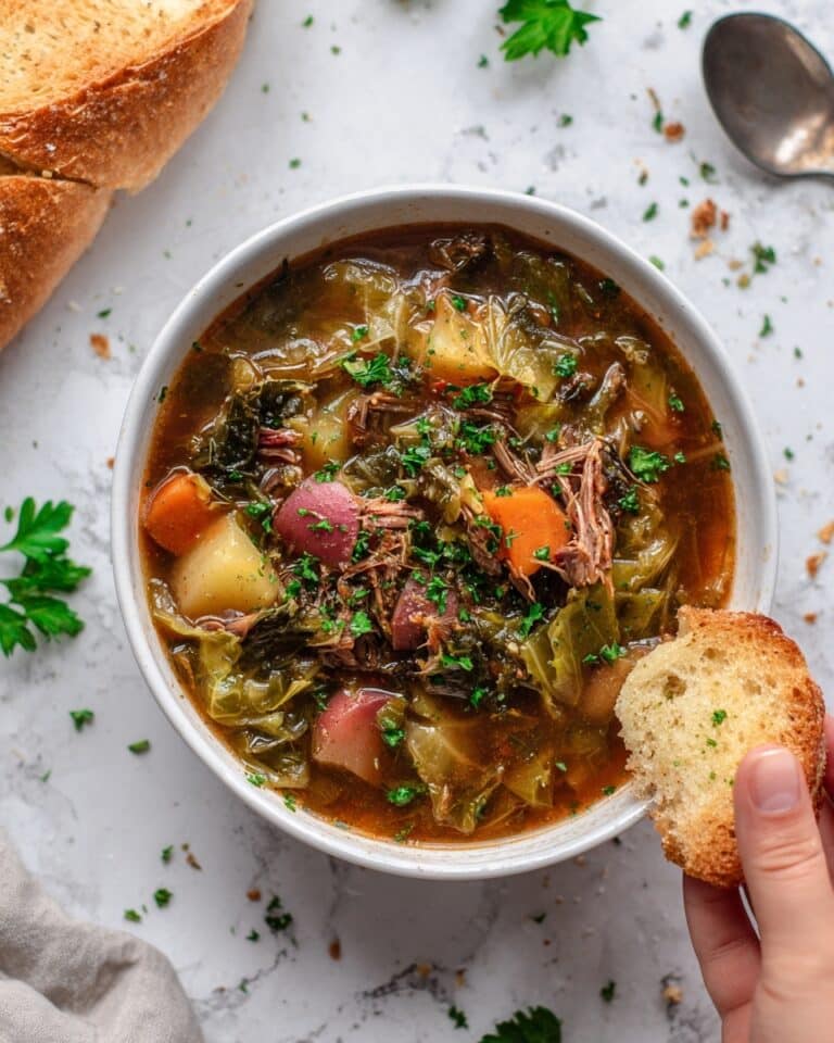 Easy Corned Beef and Cabbage Soup Recipe