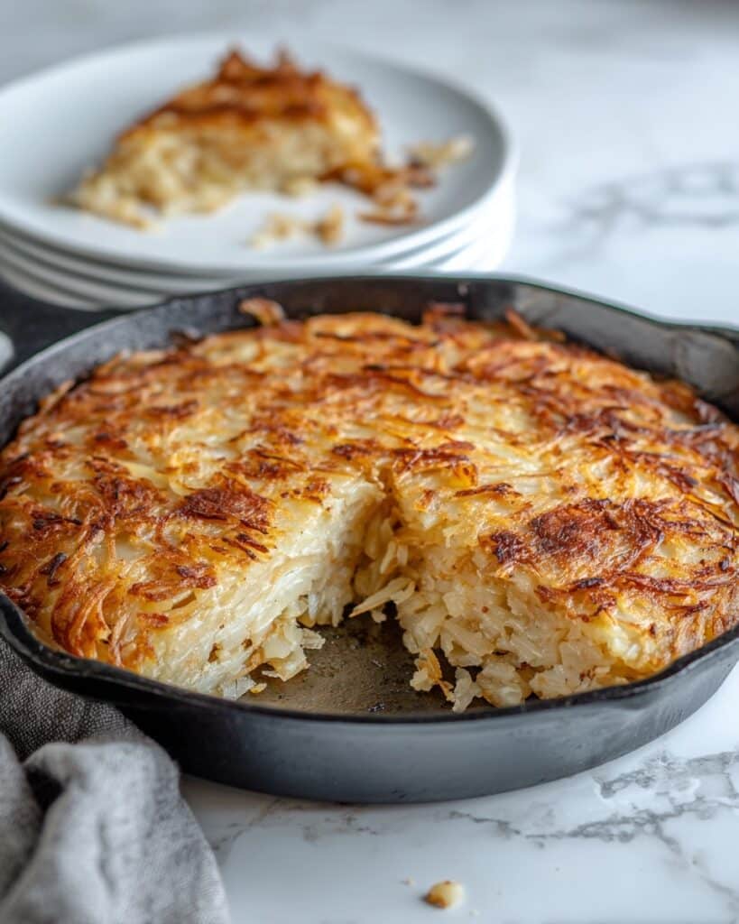 Spiralized Sweet Potato Parsnip Kugel Recipe