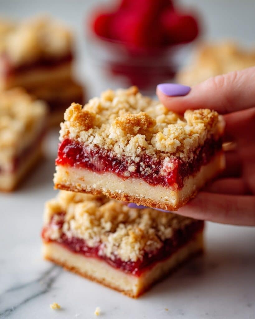 Raspberry Crumble Bars Recipe