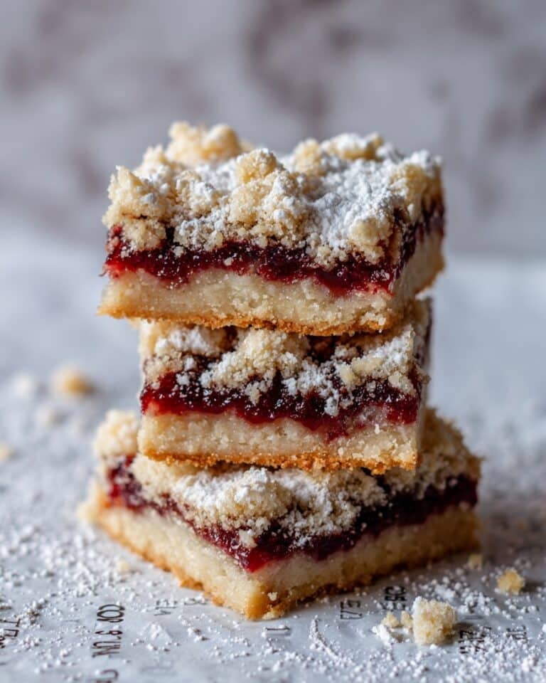 Jam Shortbread Bars Recipe