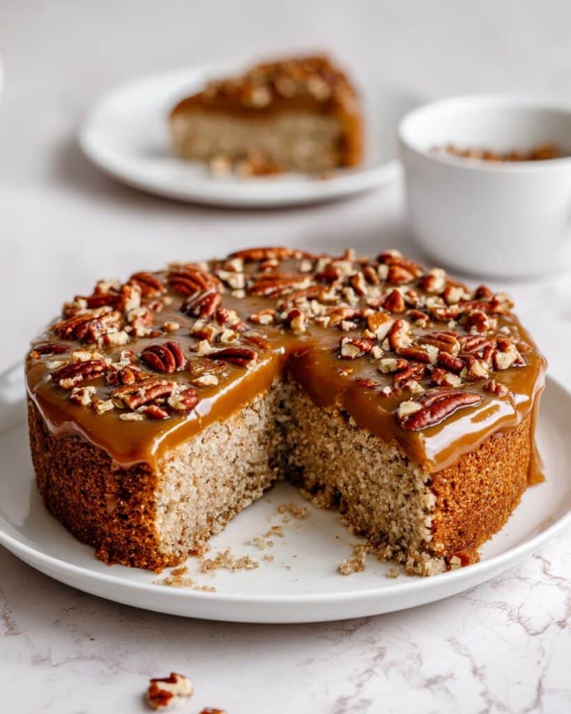 Pecan Upside Down Cake Recipe