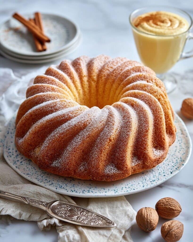 Rich Eggnog Bundt Cake Recipe