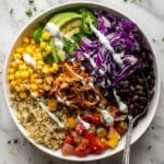 BBQ Ranch Chicken Quinoa Bowls Recipe