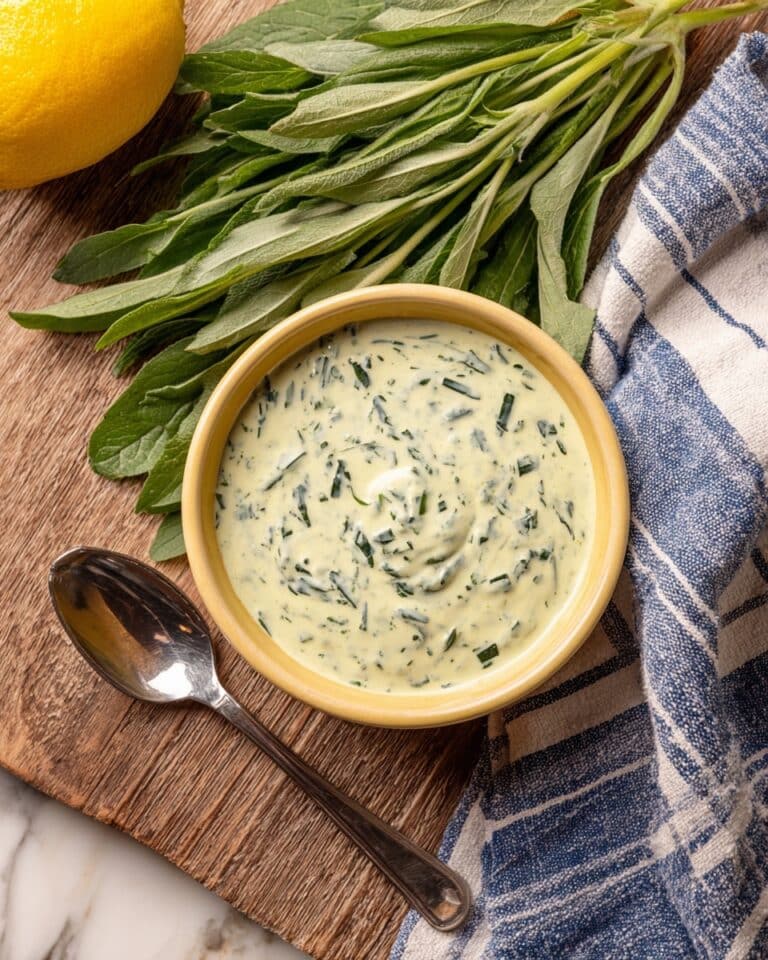 Watercress Sauce with Lemon and Creme Fraiche Recipe