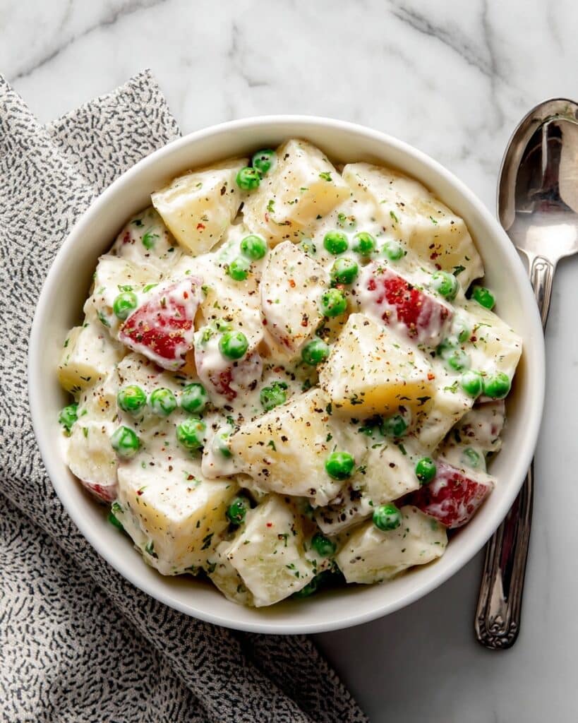 Creamed Peas and Potatoes Recipe