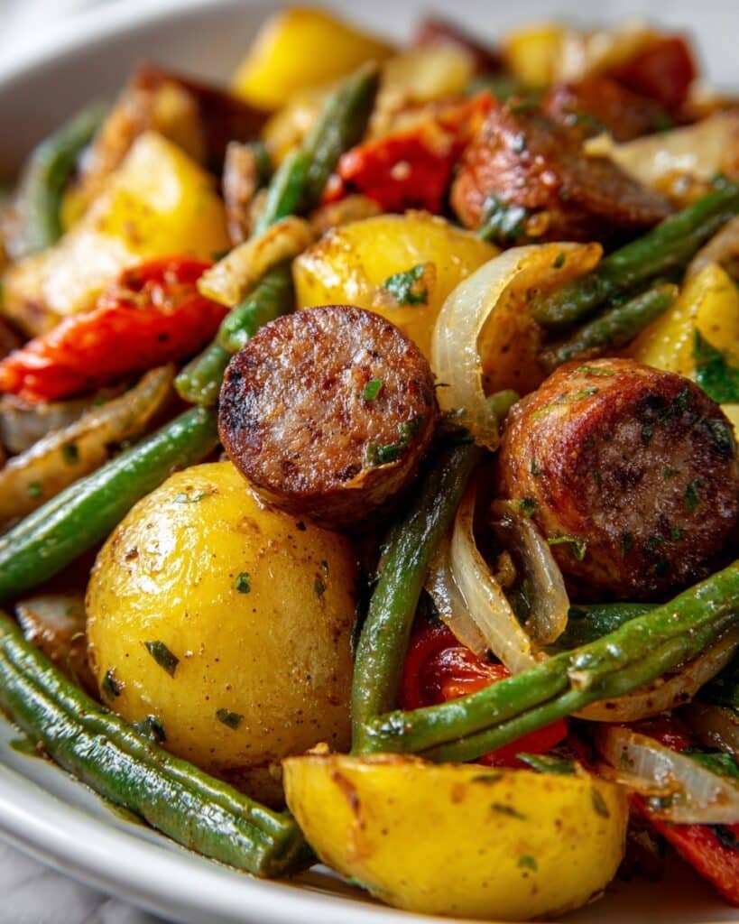 Slow Cooker Kielbasa and Green Beans Recipe