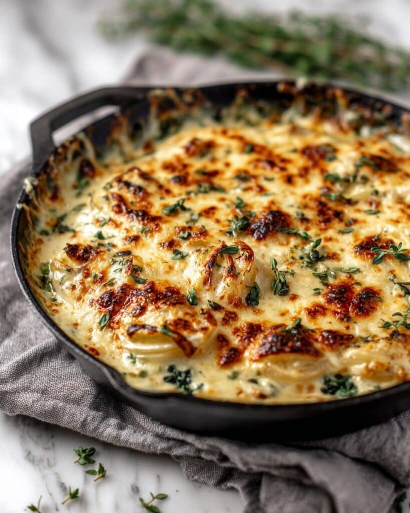 Caramelized Fennel, Leek & Onion Gratin Recipe