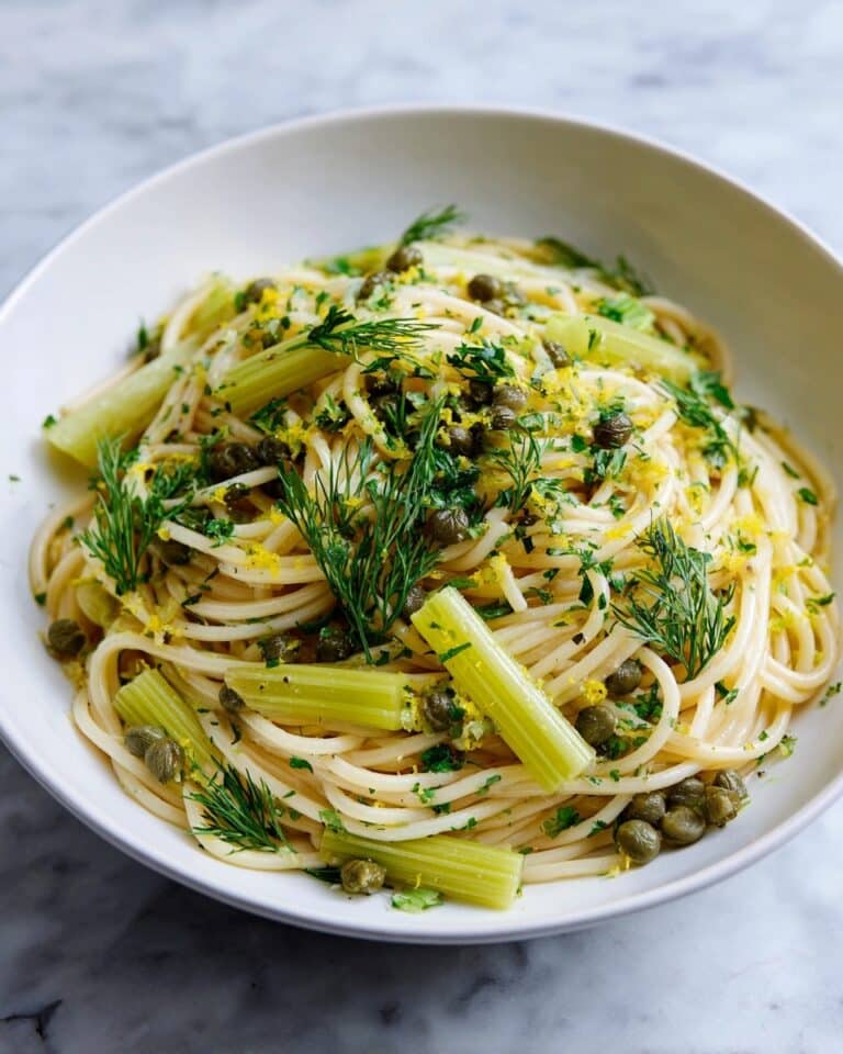 Roasted Fennel Pasta with Lemon and Capers Recipe