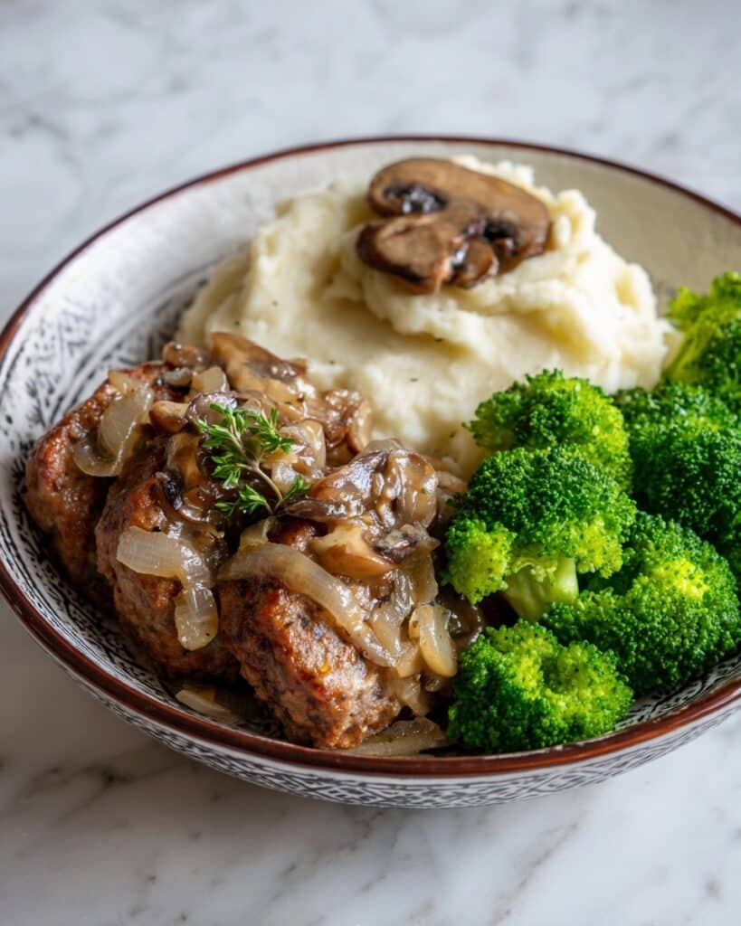 Meatloaf with Savory Stroganoff Sauce Recipe