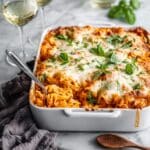 Easy Baked Ziti with Tomato, Cheese, and Spinach Recipe