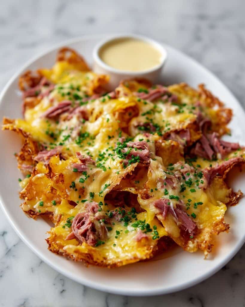 Irresistible St. Patrick’s Day Irish Nachos with Corned Beef and Cabbage Recipe