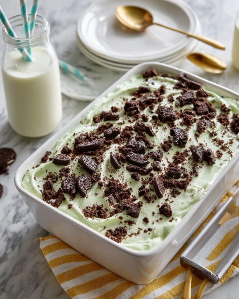 Shamrock Shake Dessert Lasagna Recipe