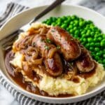Bangers & Mash with Onion Gravy Recipe