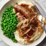 Bangers & Mash with Onion Gravy Recipe