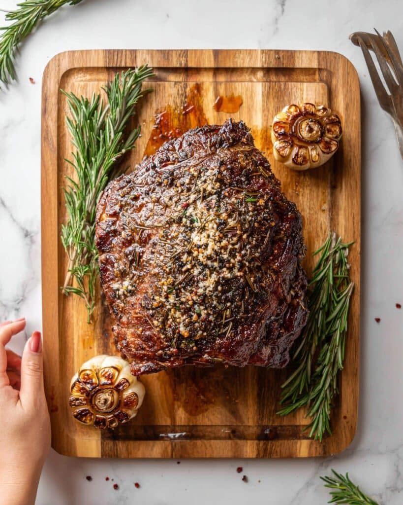 Roasted Rosemary Garlic Leg of Lamb Recipe