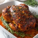 Garlic Herb Butter Roasted Chicken Recipe