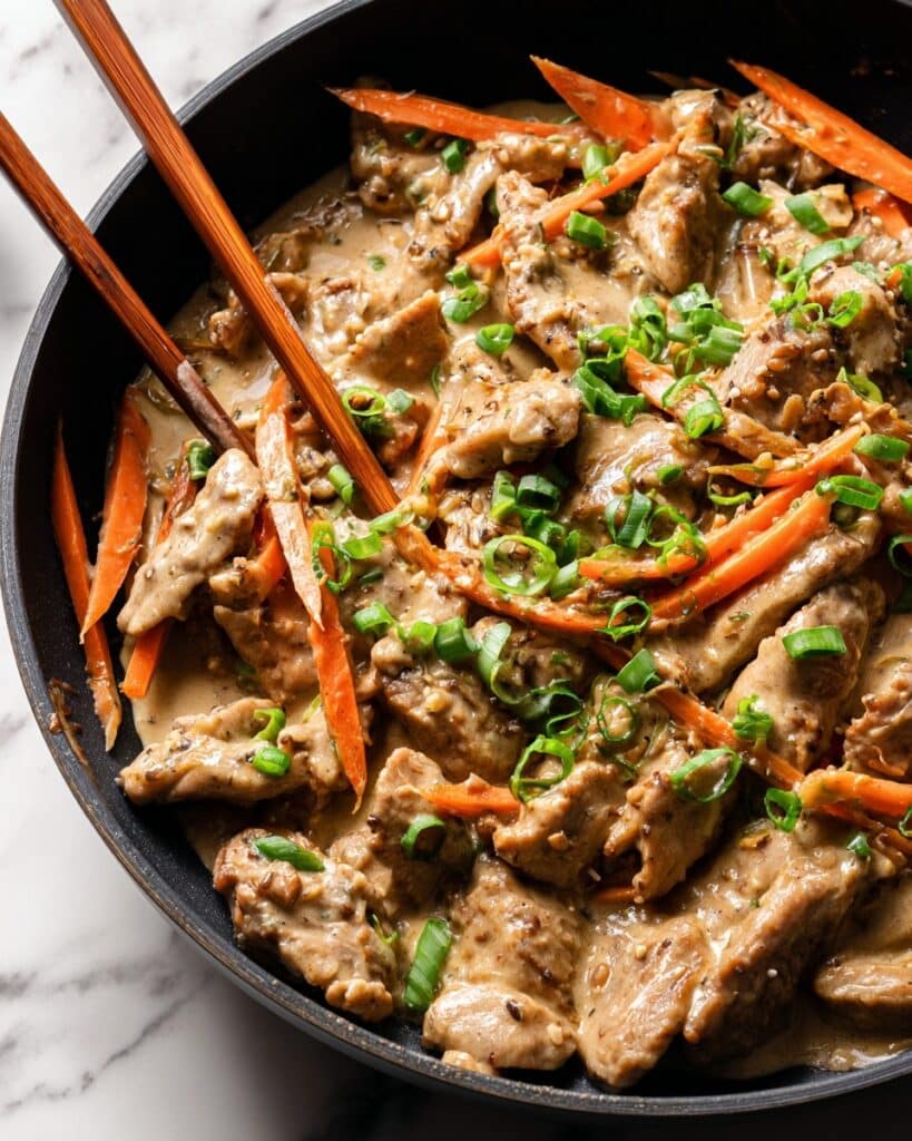 Beef Stir Fry With Peanut Sauce Recipe