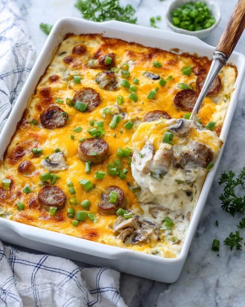 Dump-and-Bake Pierogi Casserole Recipe