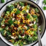 Broccoli Salad with Cranberries, Bacon, and Almonds Recipe