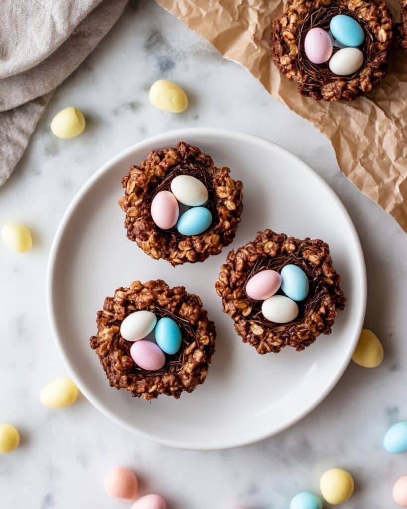 No Bake Birds Nest Cookies Recipe