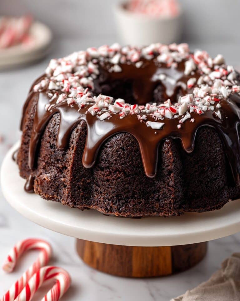 Chocolate Peppermint Bundt Cake Recipe