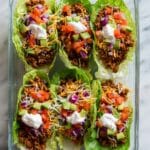 Beef Taco Lettuce Wraps Recipe