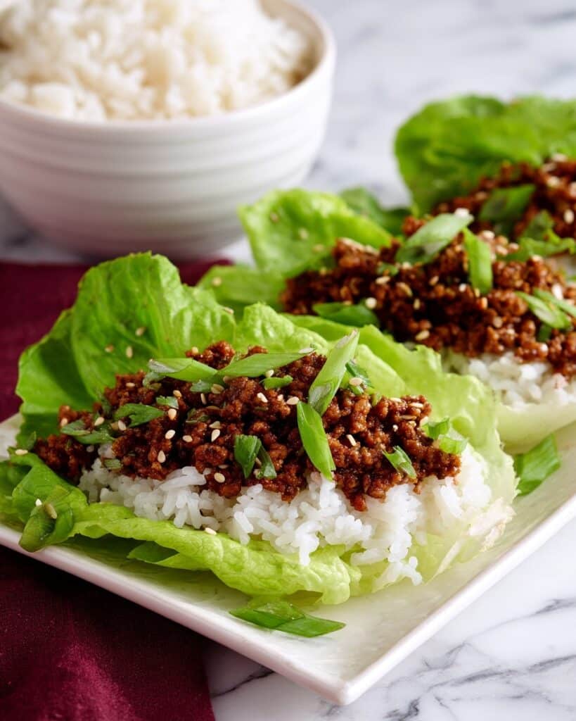 Korean Beef Lettuce Wraps Recipe
