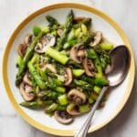 Sauteed Asparagus and Mushrooms Recipe