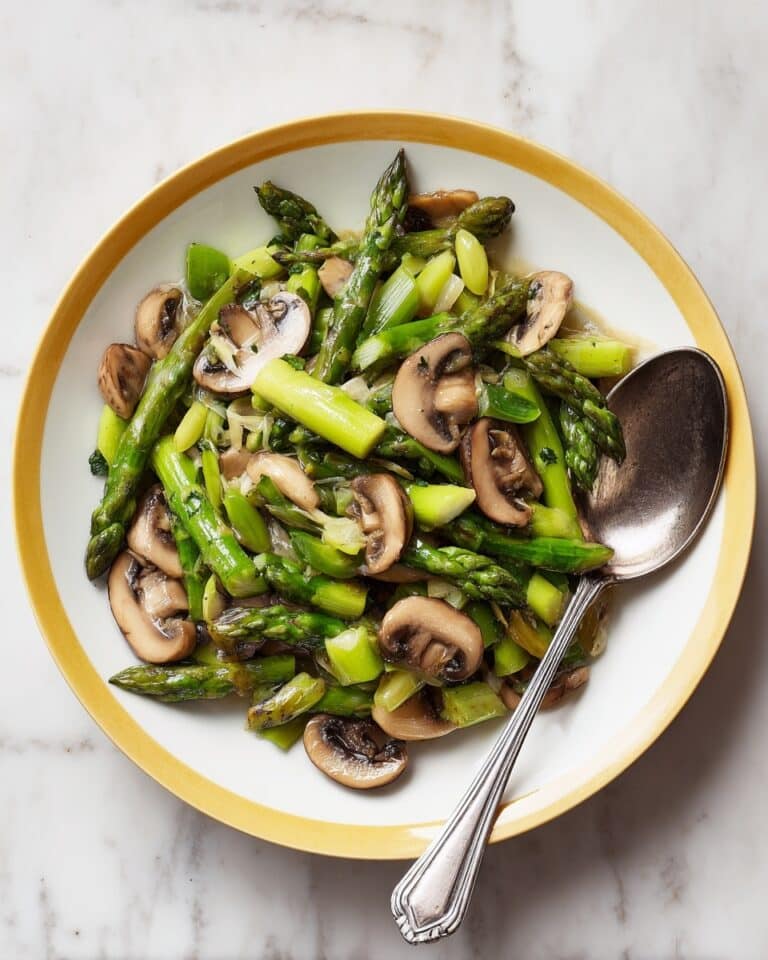 Sauteed Asparagus and Mushrooms Recipe