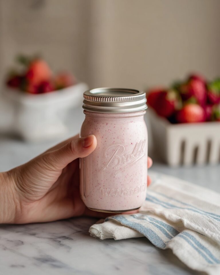 Easy Strawberry Cold Foam (2 Ways!) Recipe